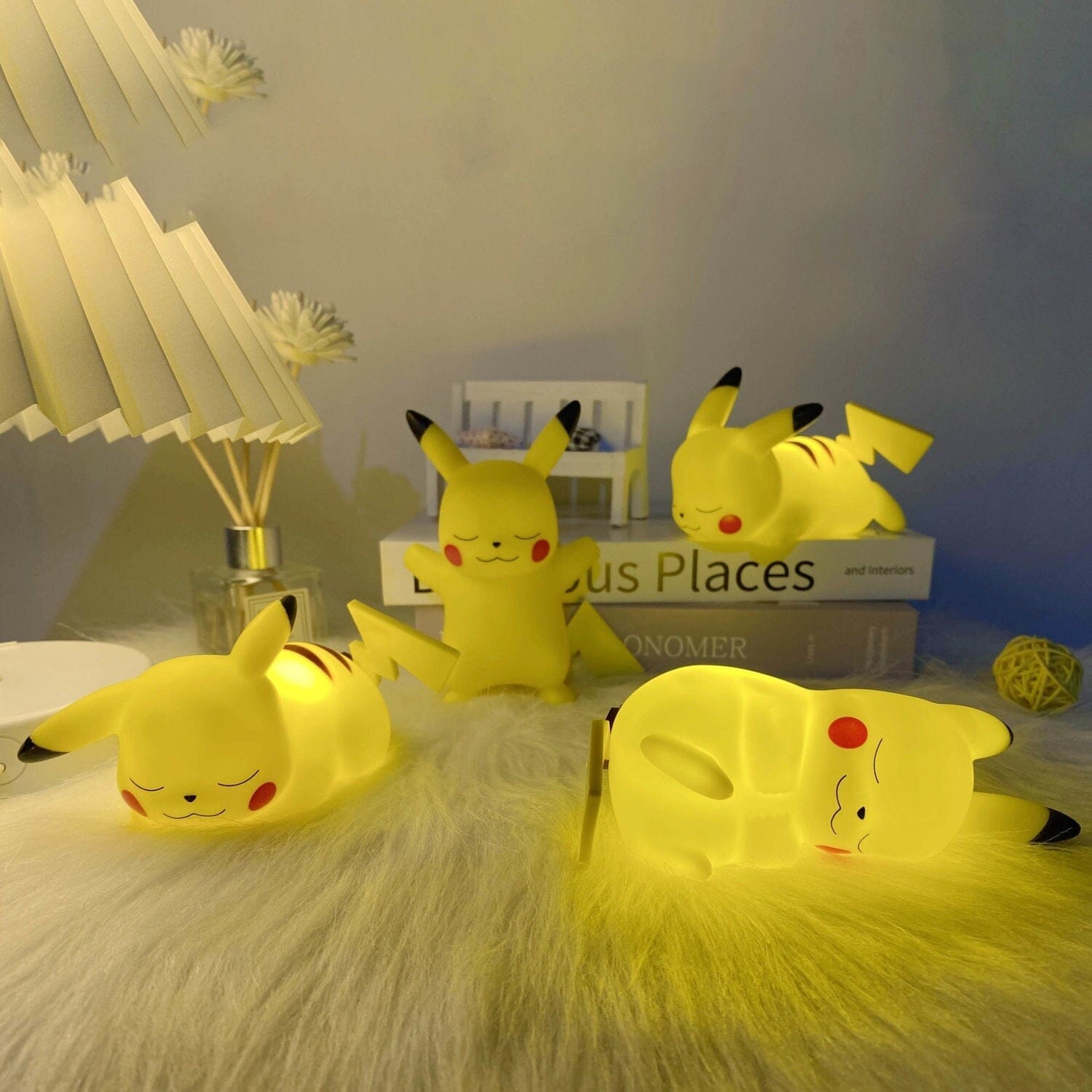Pikachu | LED Bedside Lamp with Soft Lighting | Fun Night Light for Kids 2