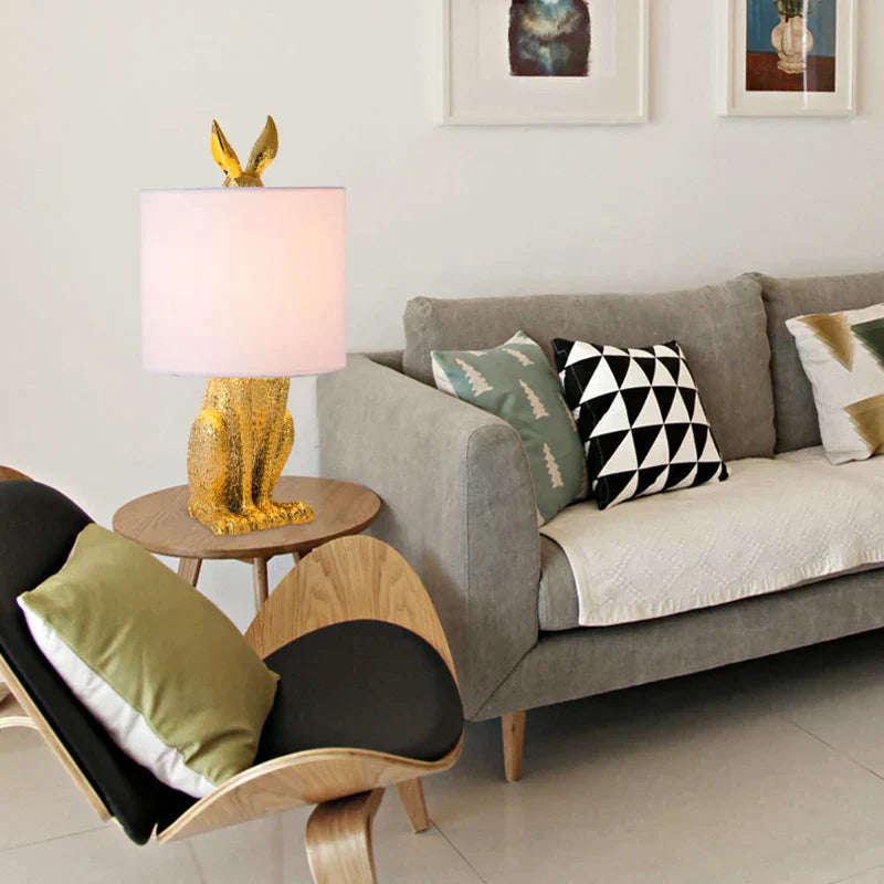 MasqueradeCraft Masked Rabbit Lamp - Statement Light