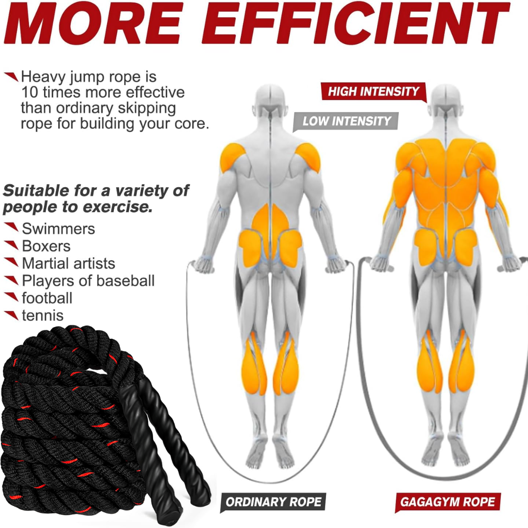 PowerJump | Adjustable Weighted Jump Rope for Strength Training | Enhance Endurance and Coordination 6