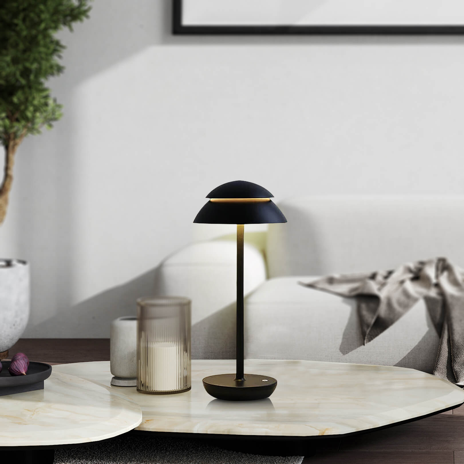 Luxora Cordless Touch Table Lamp - Rechargeable