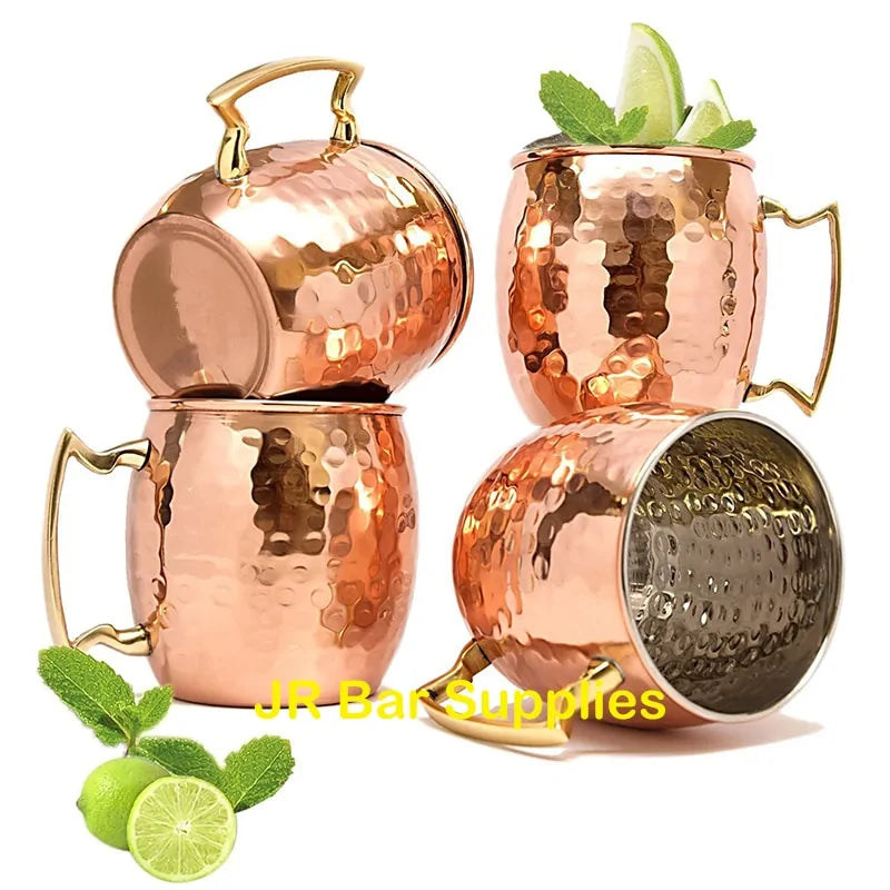 ChillCopper - Hammered Copper Mug Set
