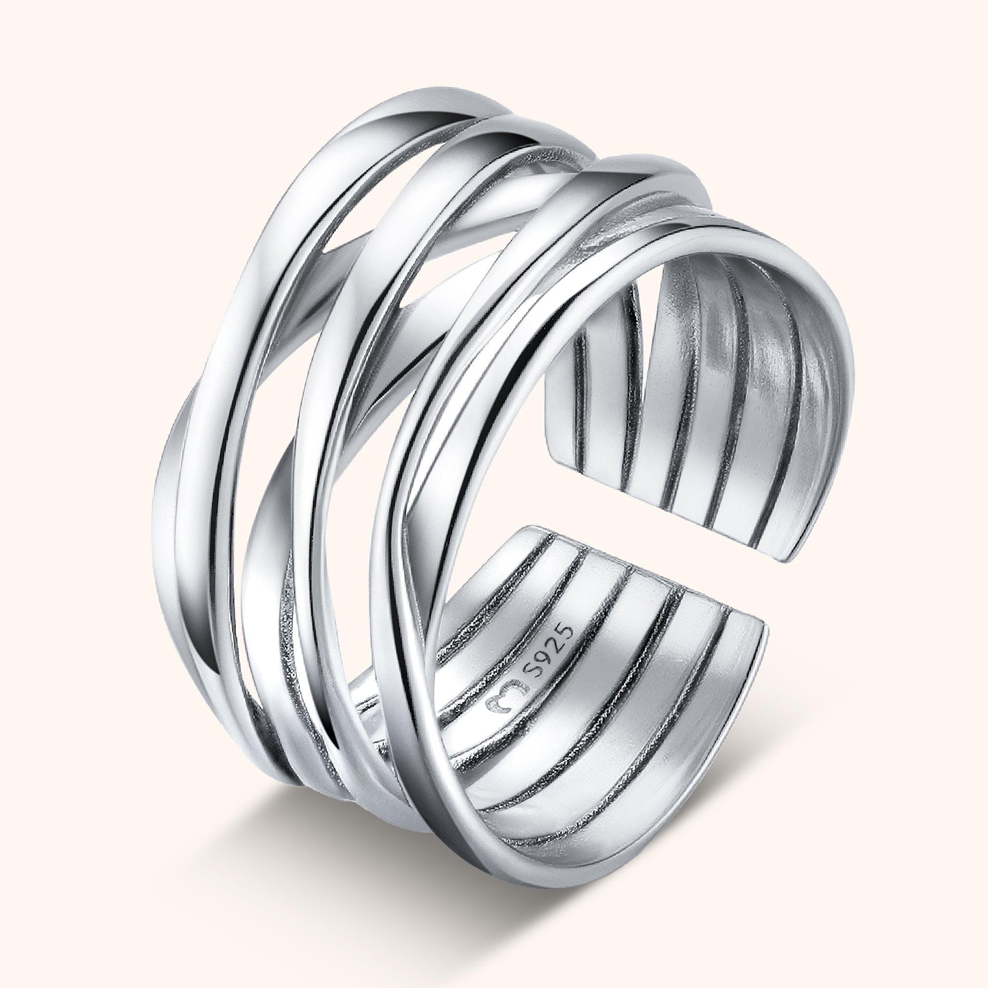 Nora Branch Ring — Adjustable