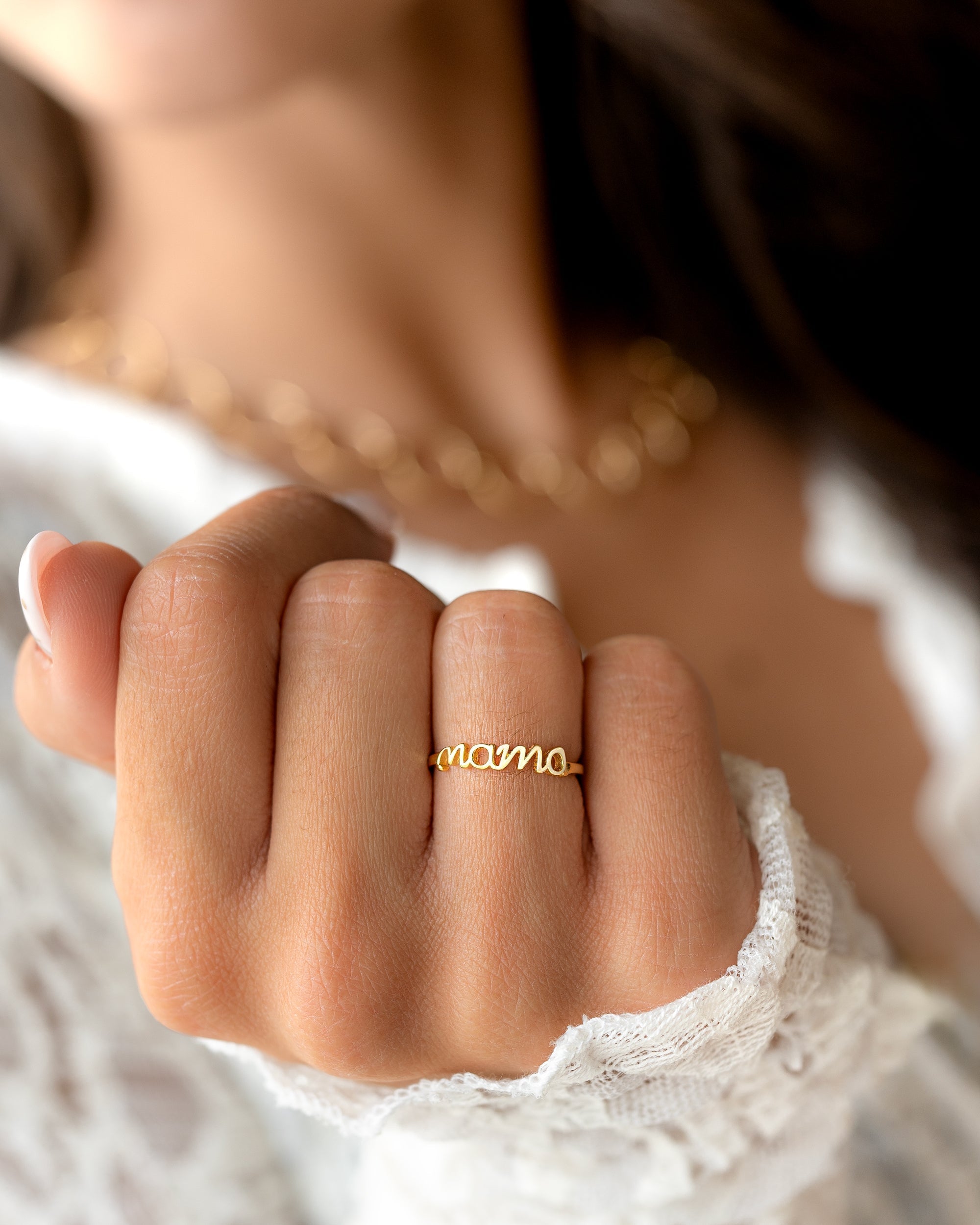 Emma Mama Ring — Sterling Silver