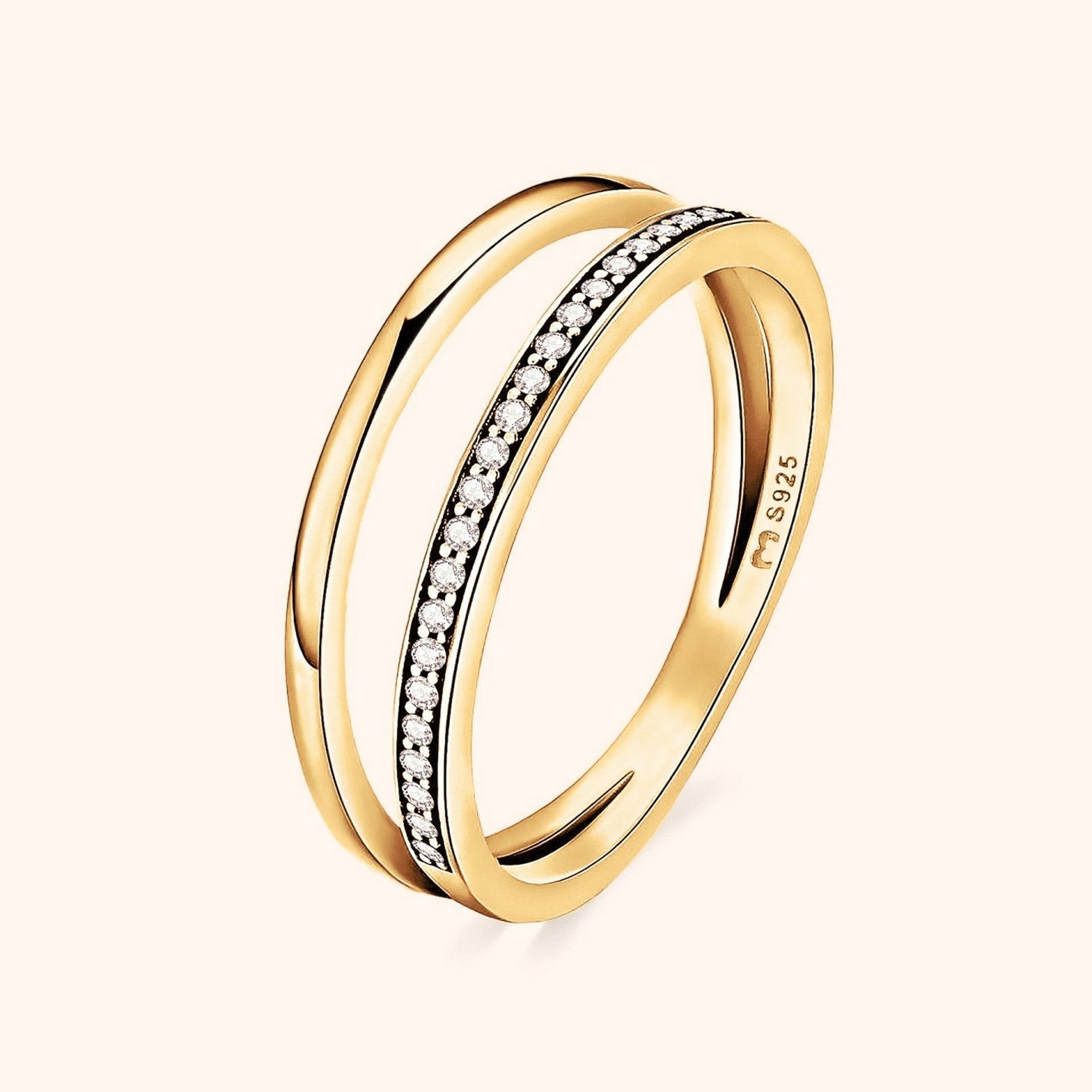 Sienna - Double Zirconia Ring for Women