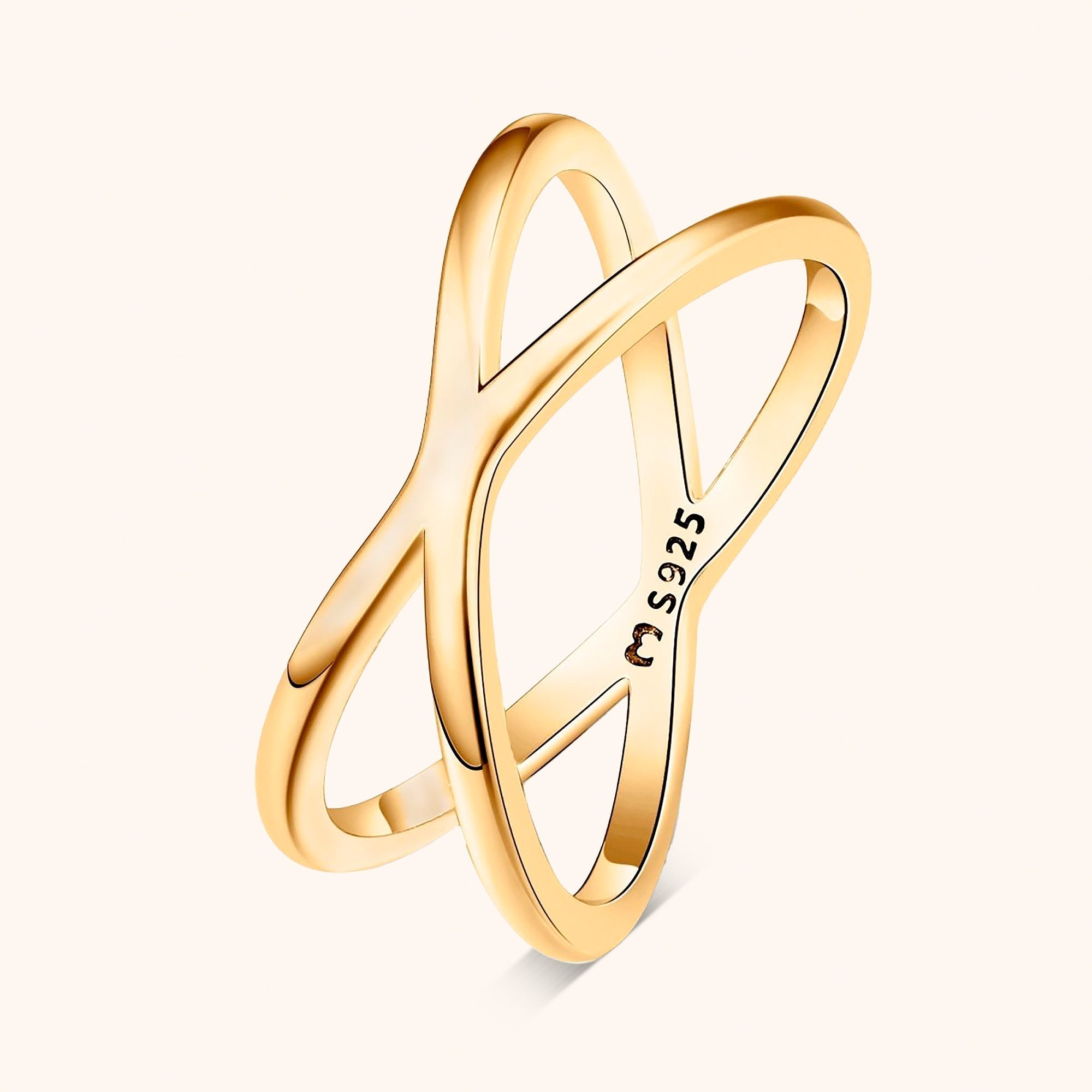 Calindra - Double Cross Ring for Women