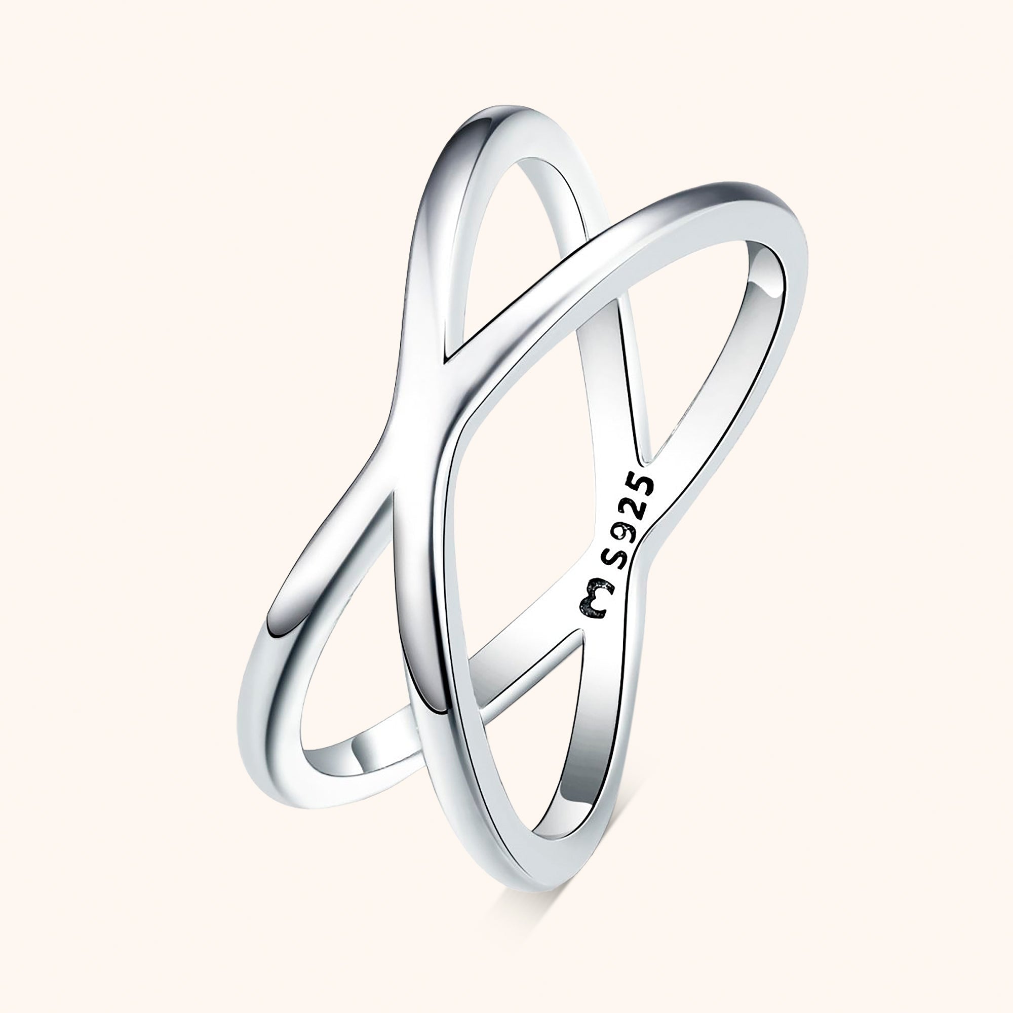 Calindra - Double Cross Ring for Women