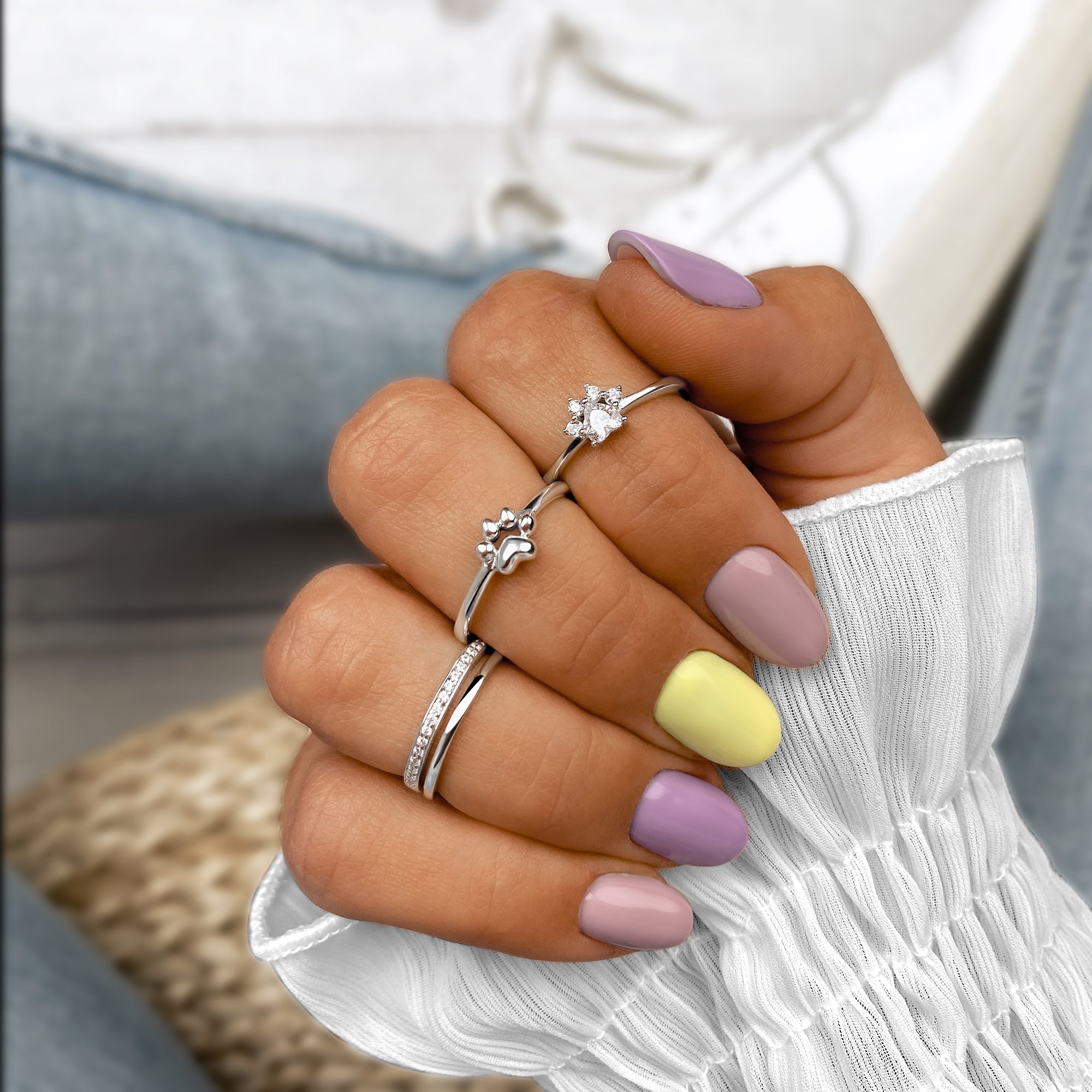 Sienna - Double Zirconia Ring for Women