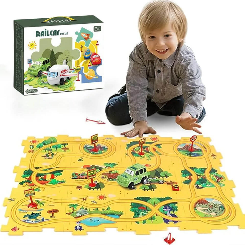 CreativeTrack Puzzle – Build-Your-Own Race Track