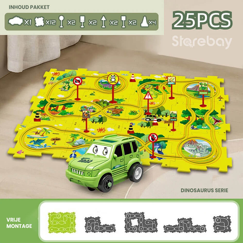CreativeTrack Puzzle – Build-Your-Own Race Track
