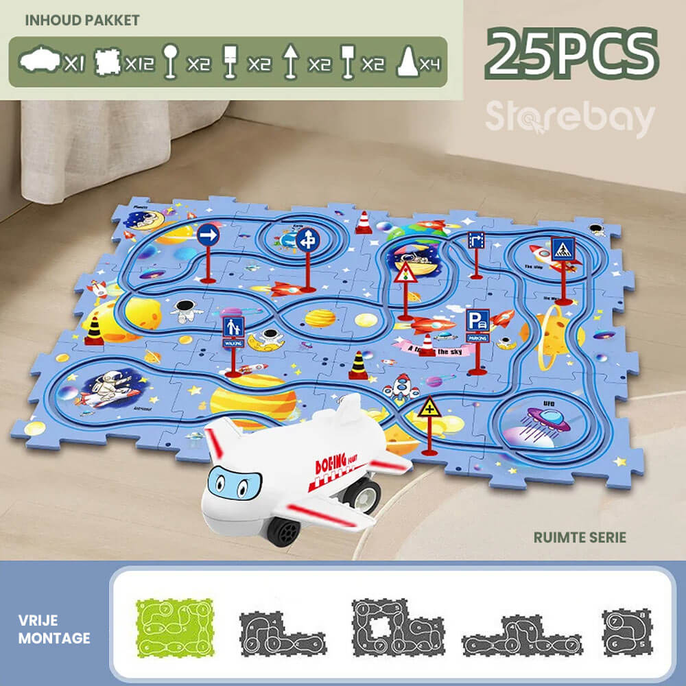 CreativeTrack Puzzle – Build-Your-Own Race Track