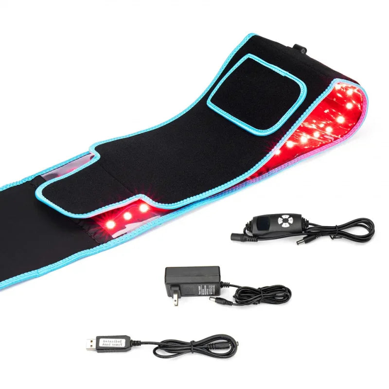 Red Light Therapy Waist Belt - Adjustable Heat for Targeted Pain Relief 3