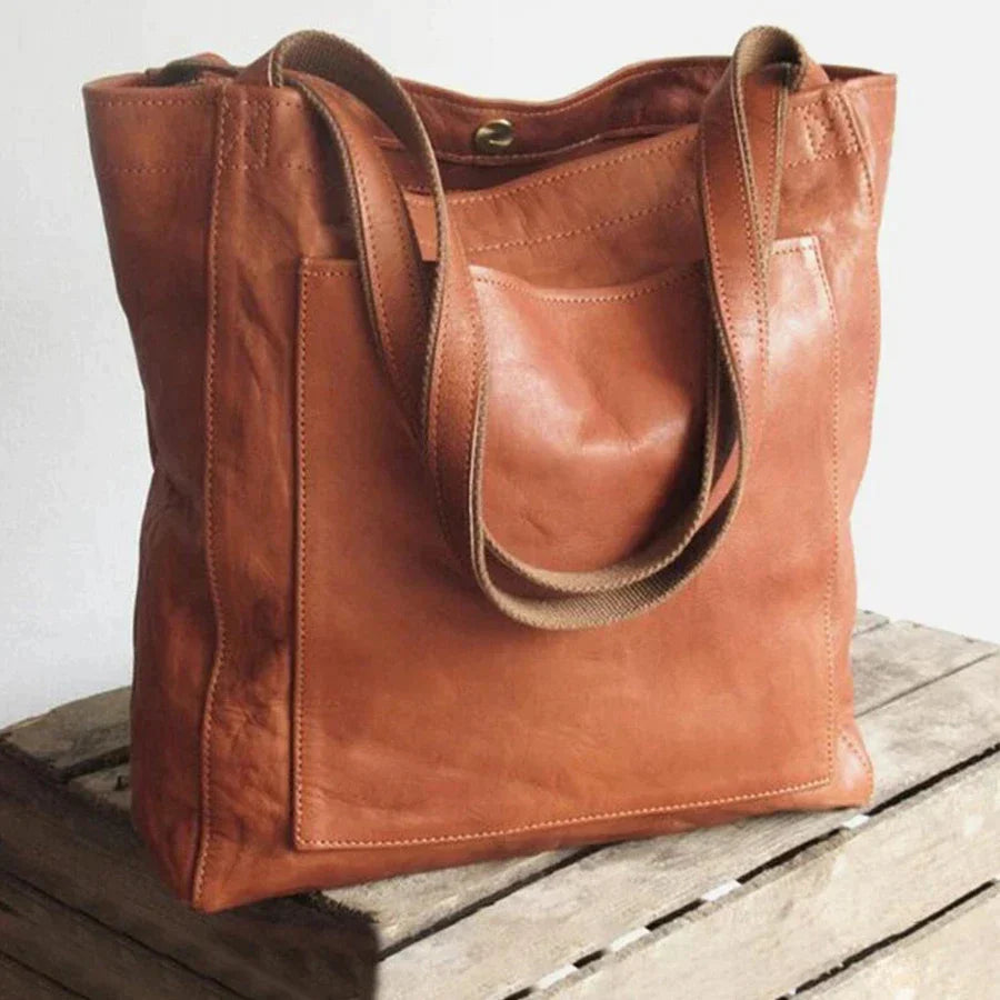 Louna Bag - Elegant Leather Tote for Women