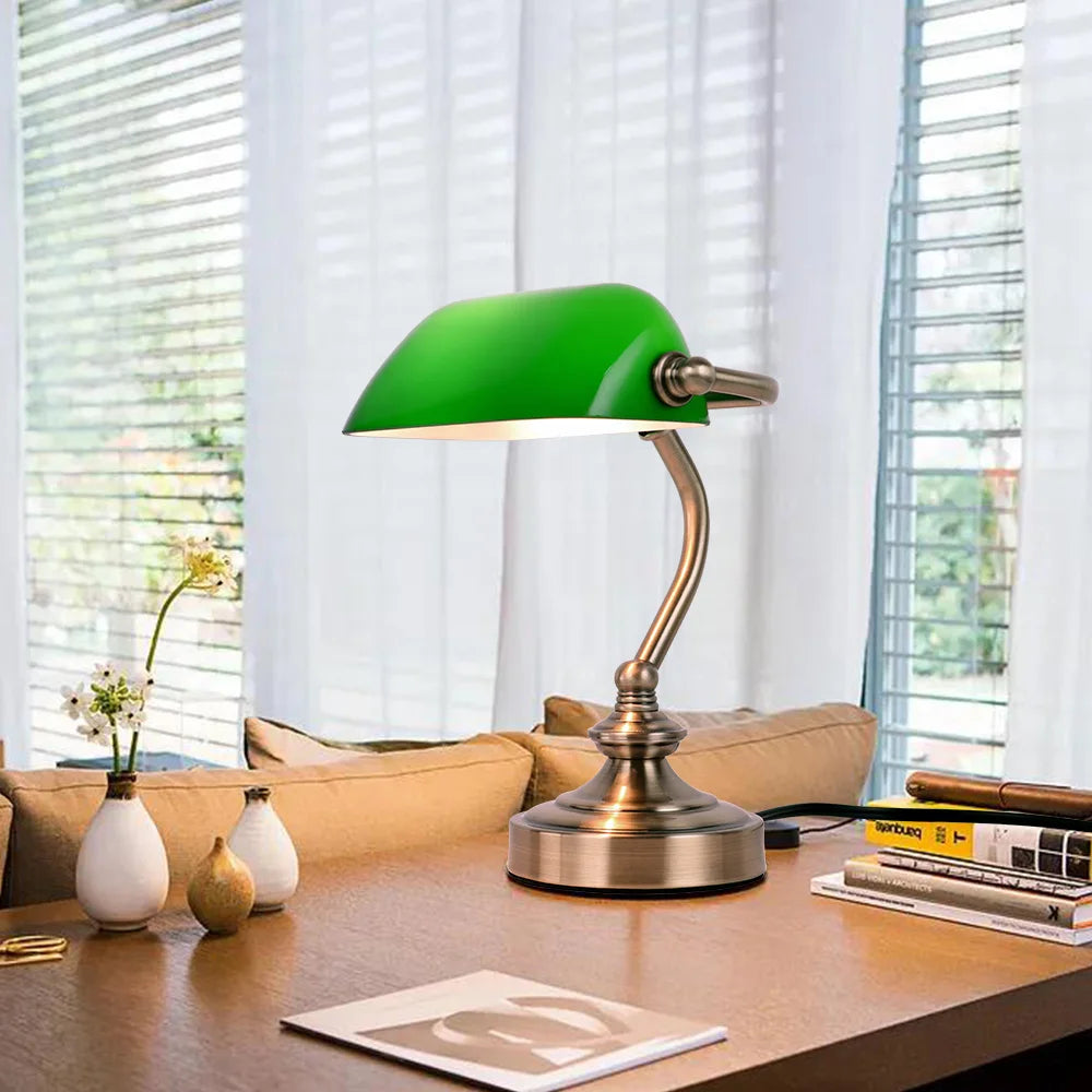 NostalGlow Retro Mini Desk Lamp