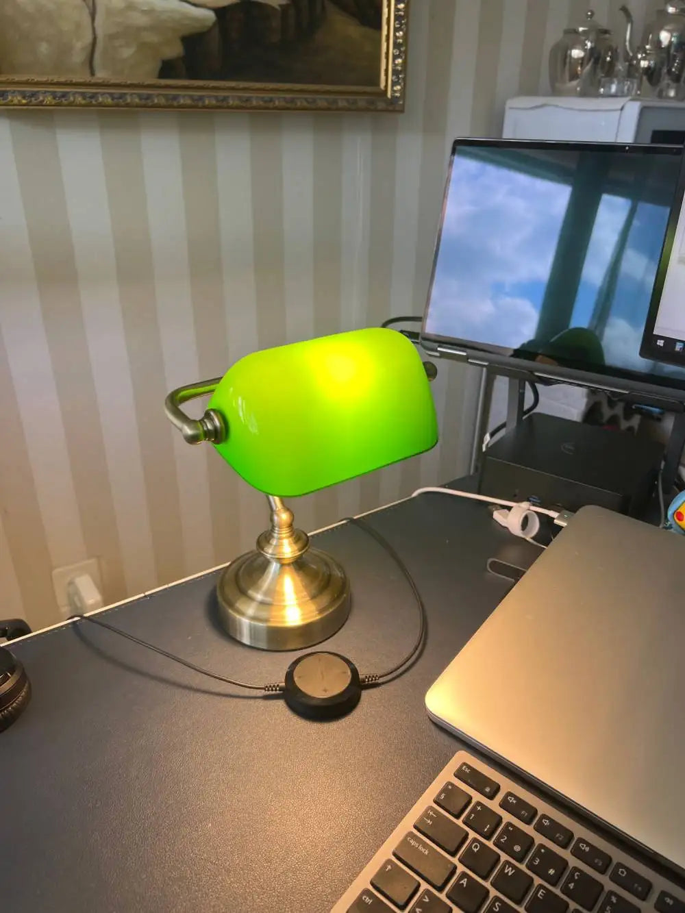 NostalGlow Retro Mini Desk Lamp