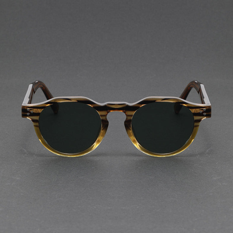 Retro Acetate Sunglasses - Lightweight Polarized Shades with Full UV Protection 1