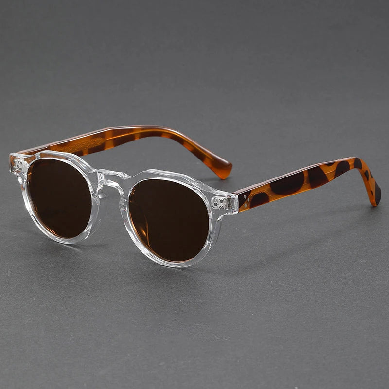 Retro Acetate Sunglasses - Lightweight Polarized Shades with Full UV Protection 4