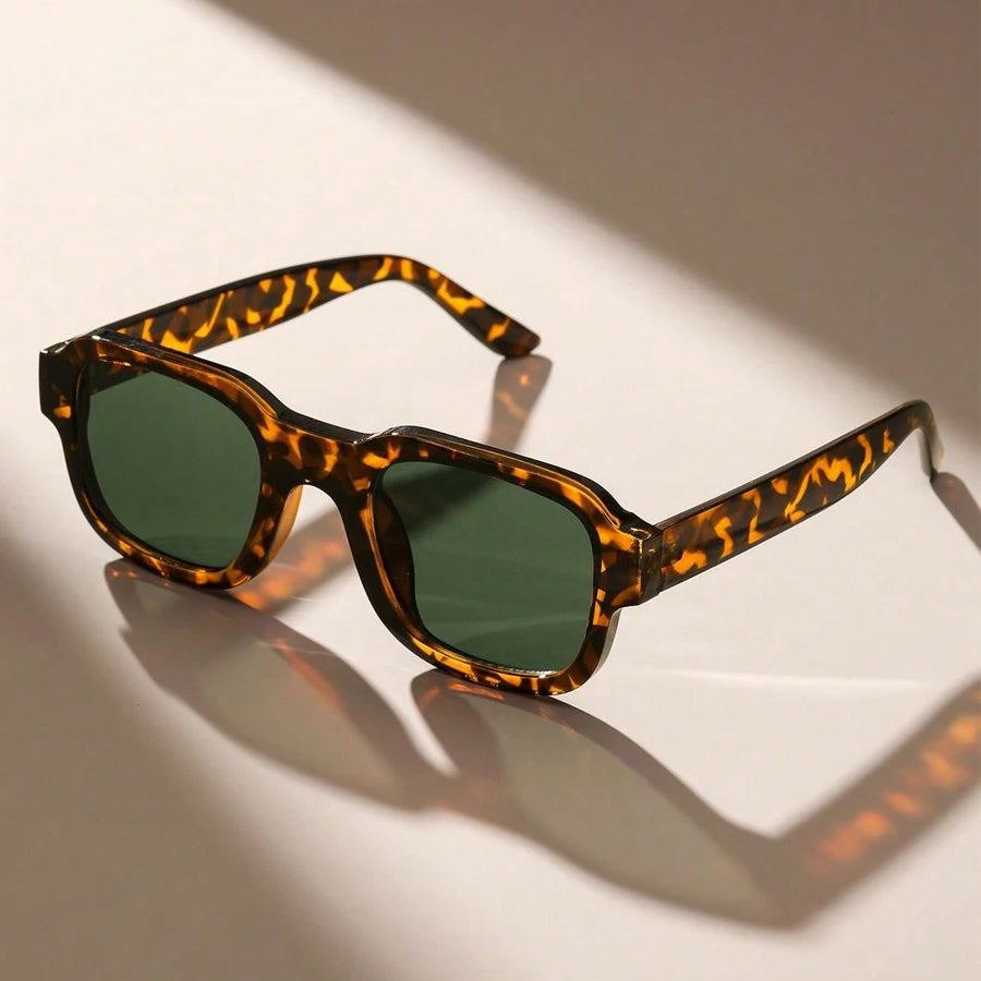 Retro Acetate Sunglasses - Stylish UV Protection with Bold Frames for Everyday Wear 0