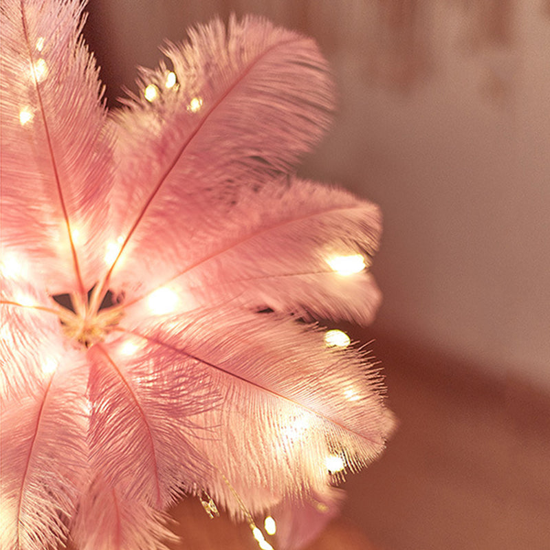 OstrichGlow Nightlight - Decorative Feather Mood Lamp