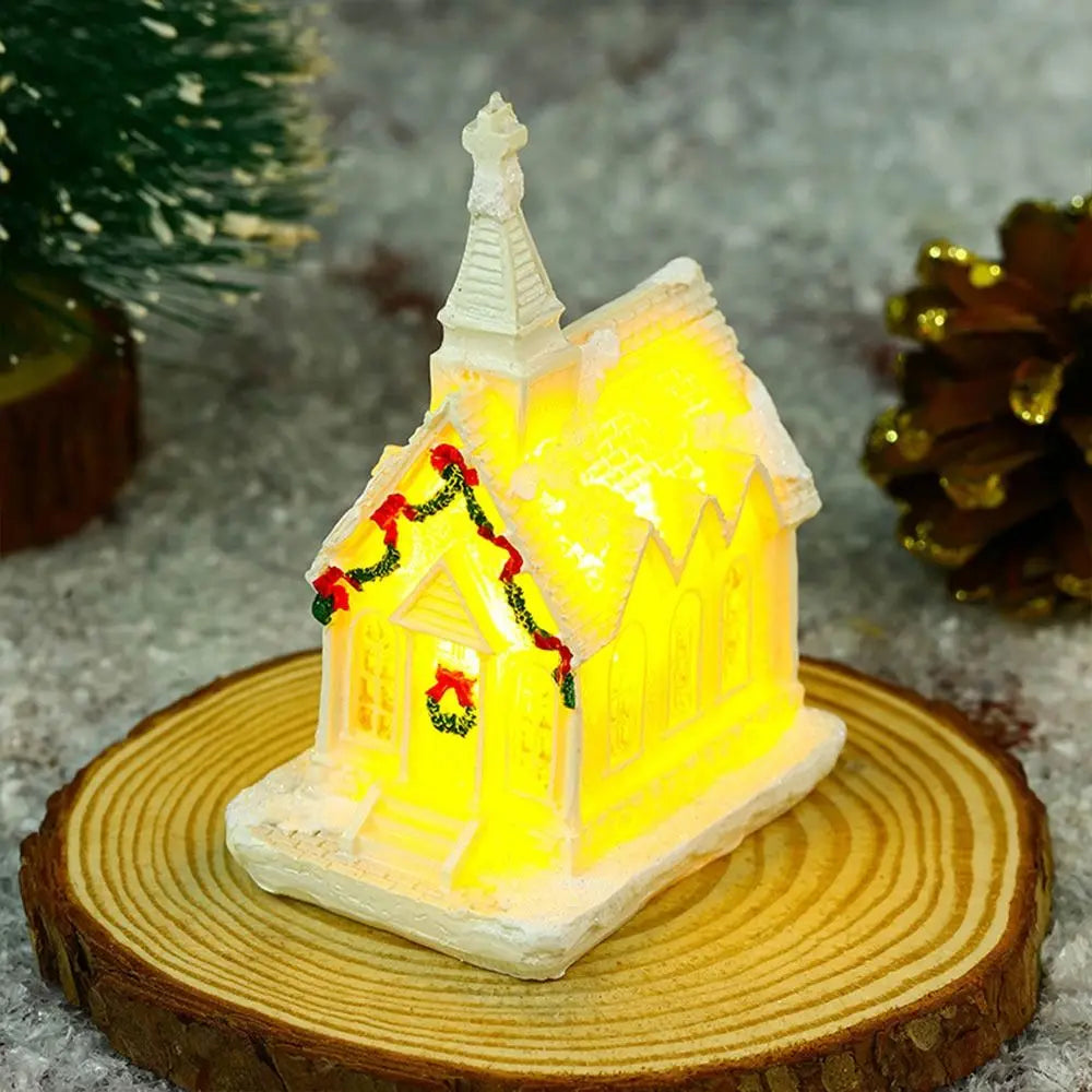 AuroraTwinkle LED Christmas Houses - Lit Village Decor