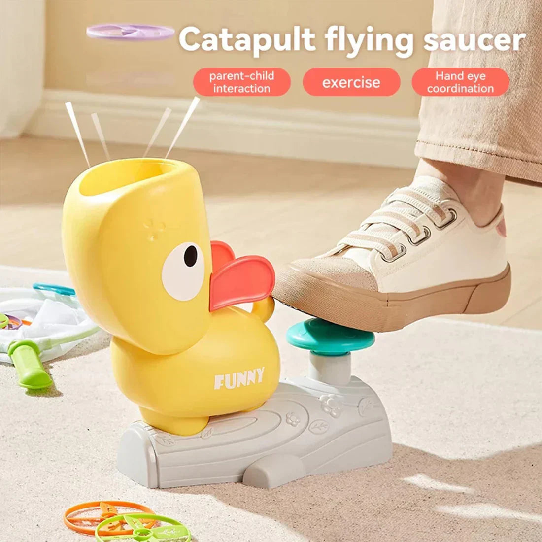 SkySpin - Flying Disc Launcher for Active Outdoor Play