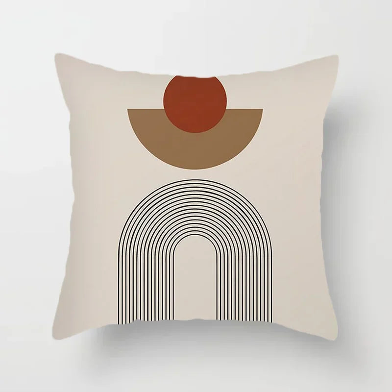 Aurum Cushion Cover - Black & White Abstract