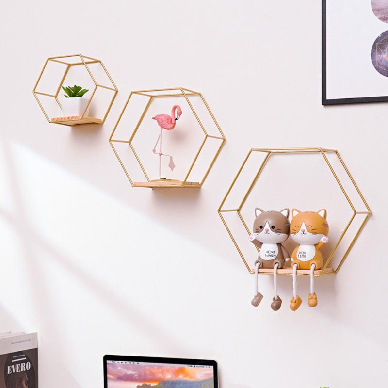 HexaShelf - Hexagonal Wall Shelf for Display and Storage