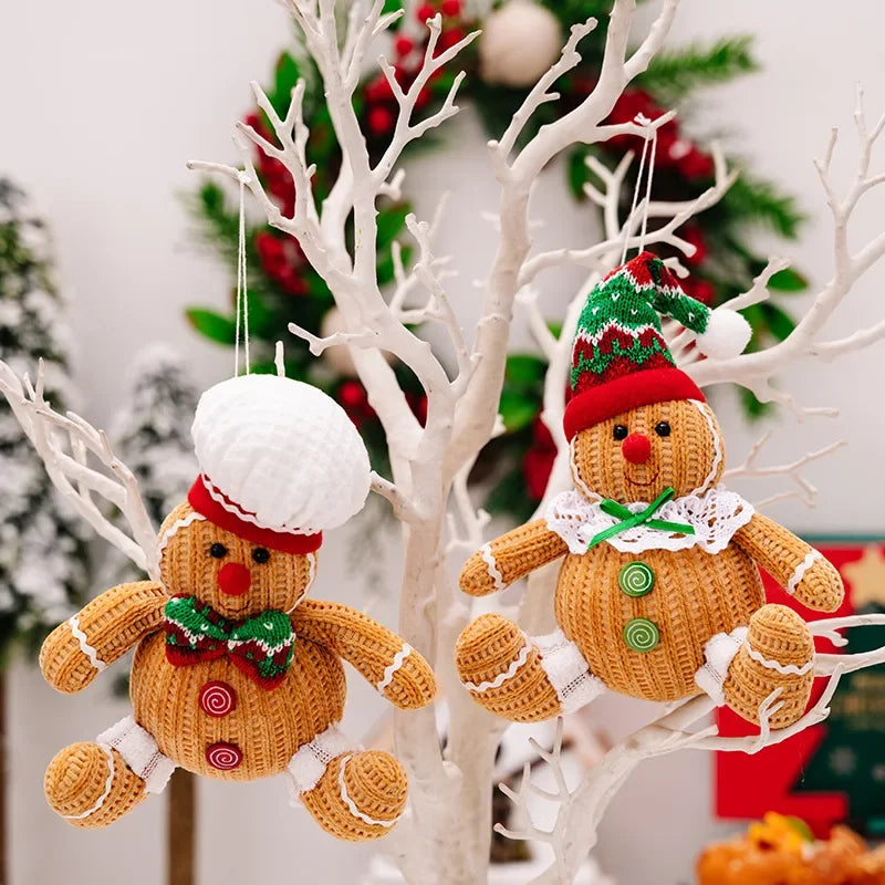 Gingerbread Man Ornament - Festive Christmas Hanger