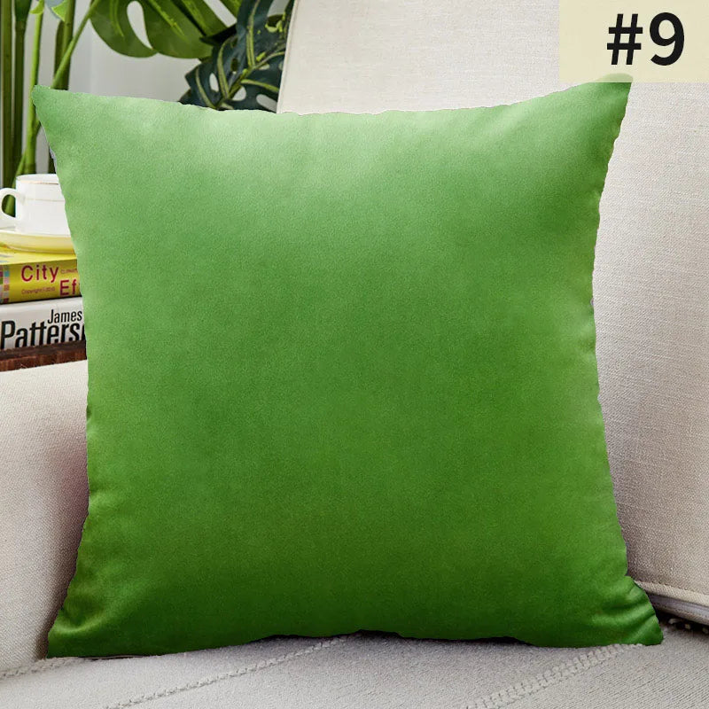Velvet Elegance Cushion Cover - Luxe Solid Velvet