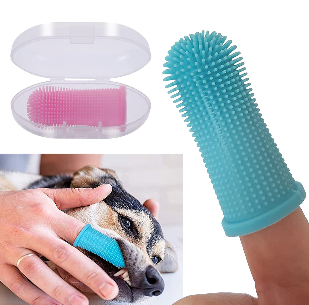 PawClean Pro - Dog Dental Finger Brush