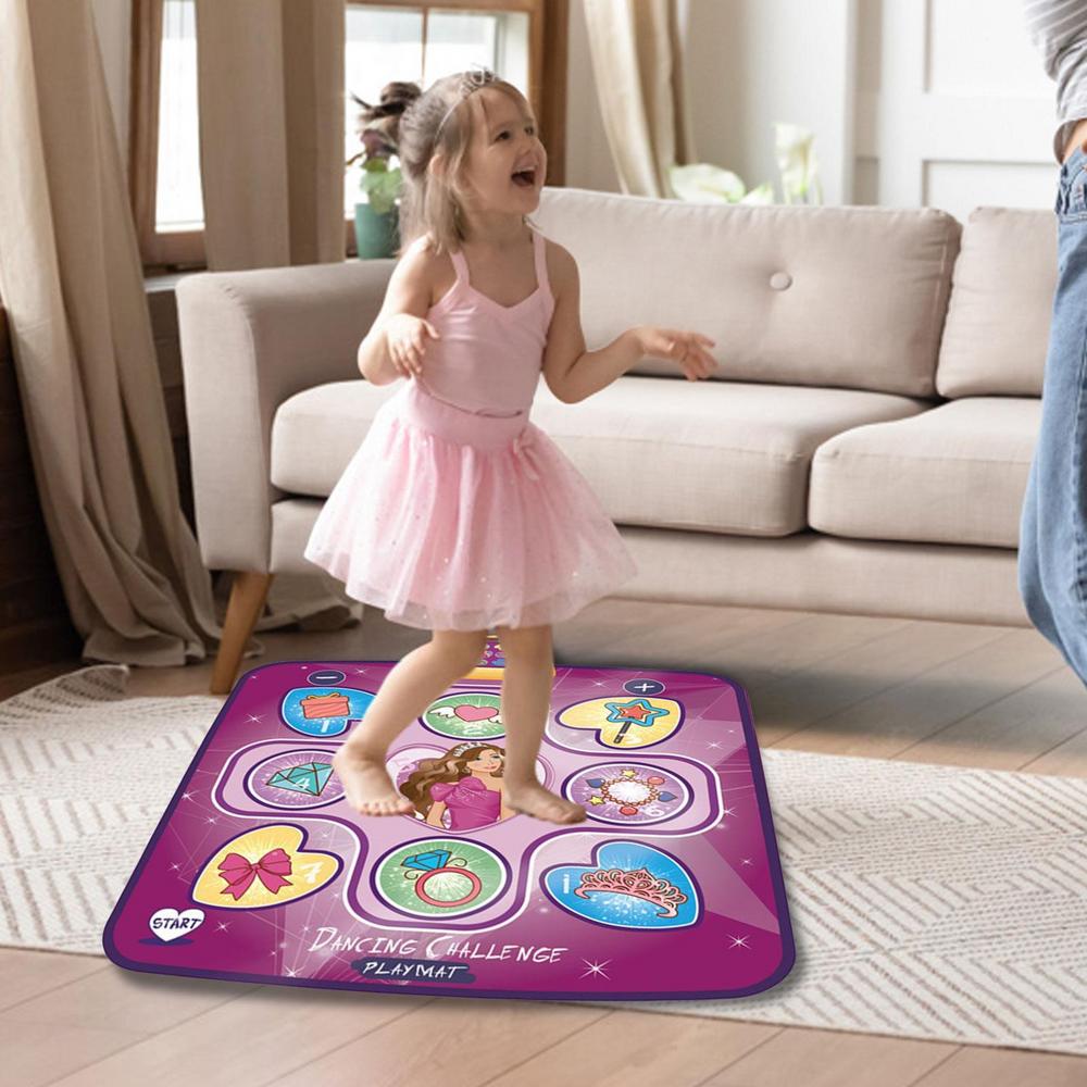 RhythmGlow - Interactive LED Dance Mat for Kids