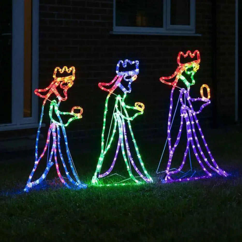 Beaconstar - LED Three Wise Men Christmas Decoration