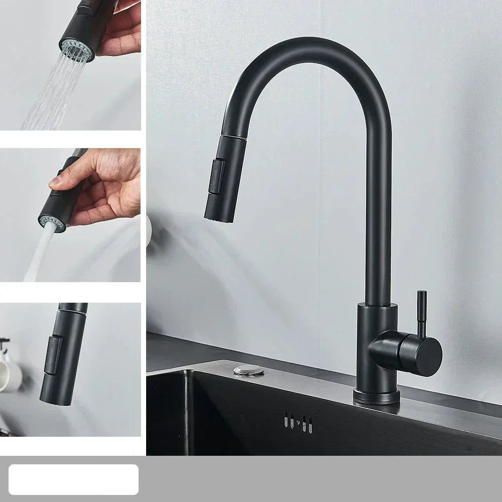 FlexiStream - Smart Kitchen Faucet for Easy Cooking