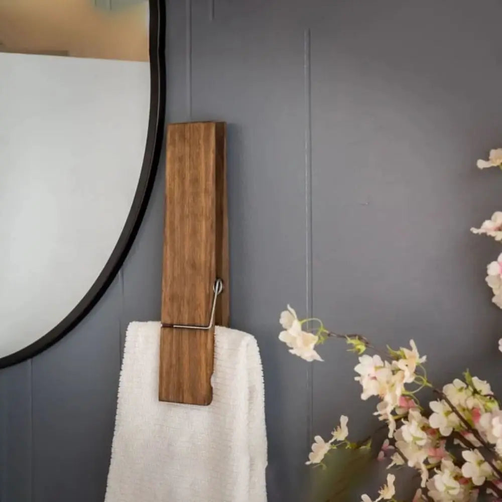 Elegant Adhesive Towel Clip - No Drilling