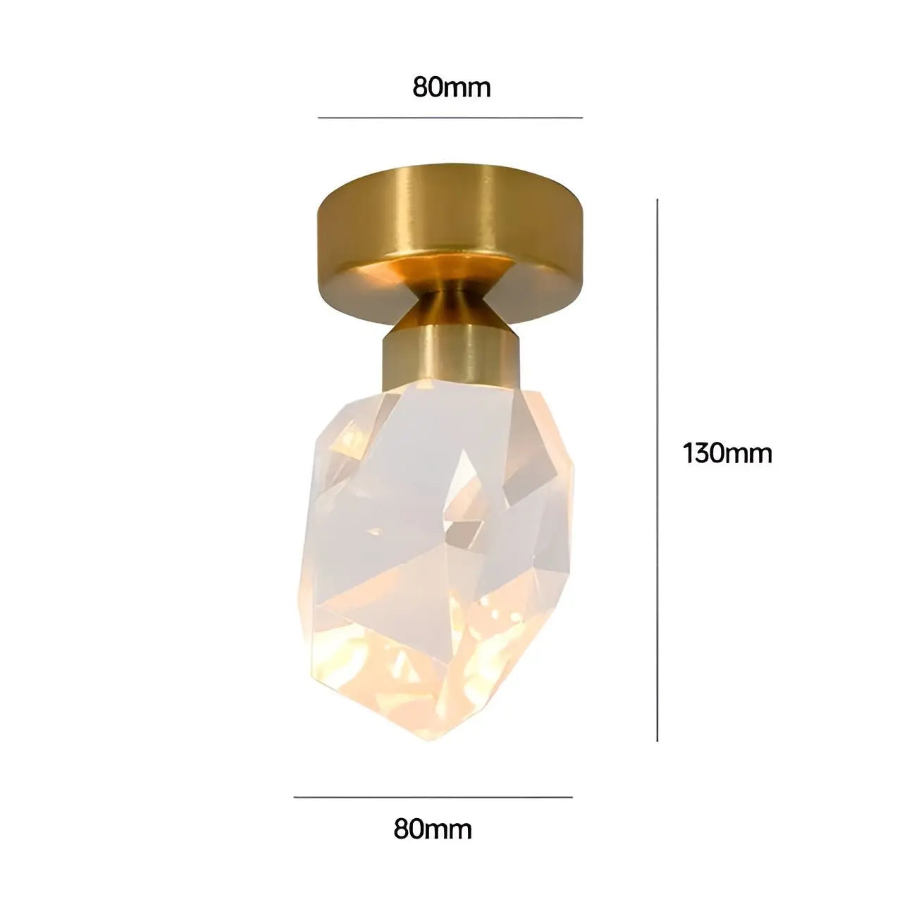 Crystal LED Pendant Lamp - Crystal Hanging Ceiling Light