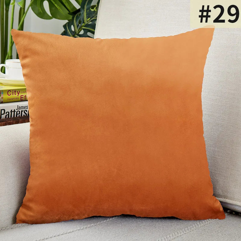 Velvet Elegance Cushion Cover - Luxe Solid Velvet