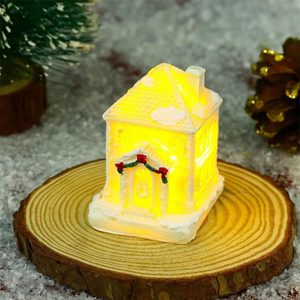 AuroraTwinkle LED Christmas Houses - Lit Village Decor