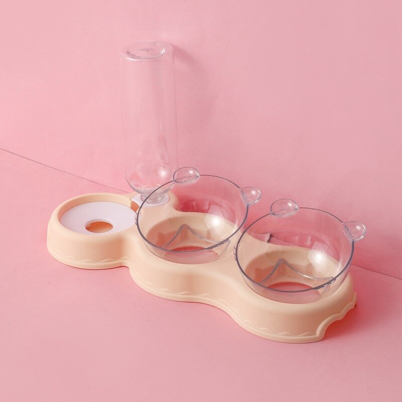 KarlFeast - 3-in-1 Pet Feeding Bowl with Water