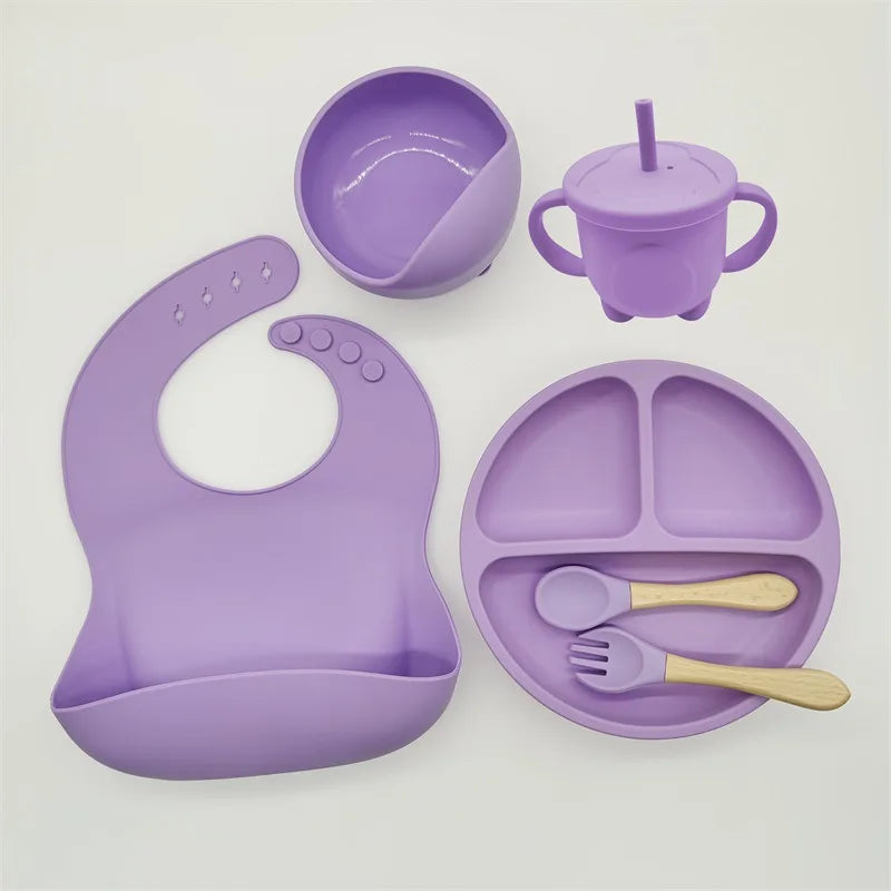 TinyBites Silicone Baby Feeding Set