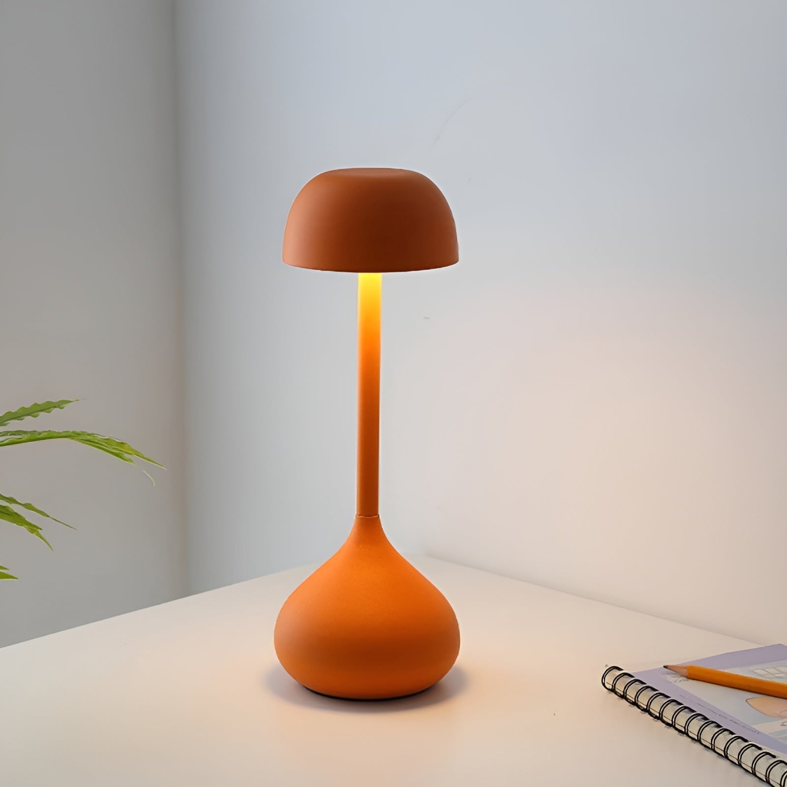 Wireless Mushroom Lamp - Dimmable LED Table Light