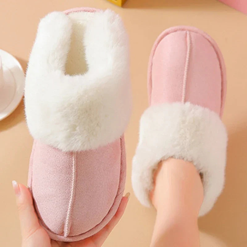 BlissCush Heated Plush Slippers - Winter Relax