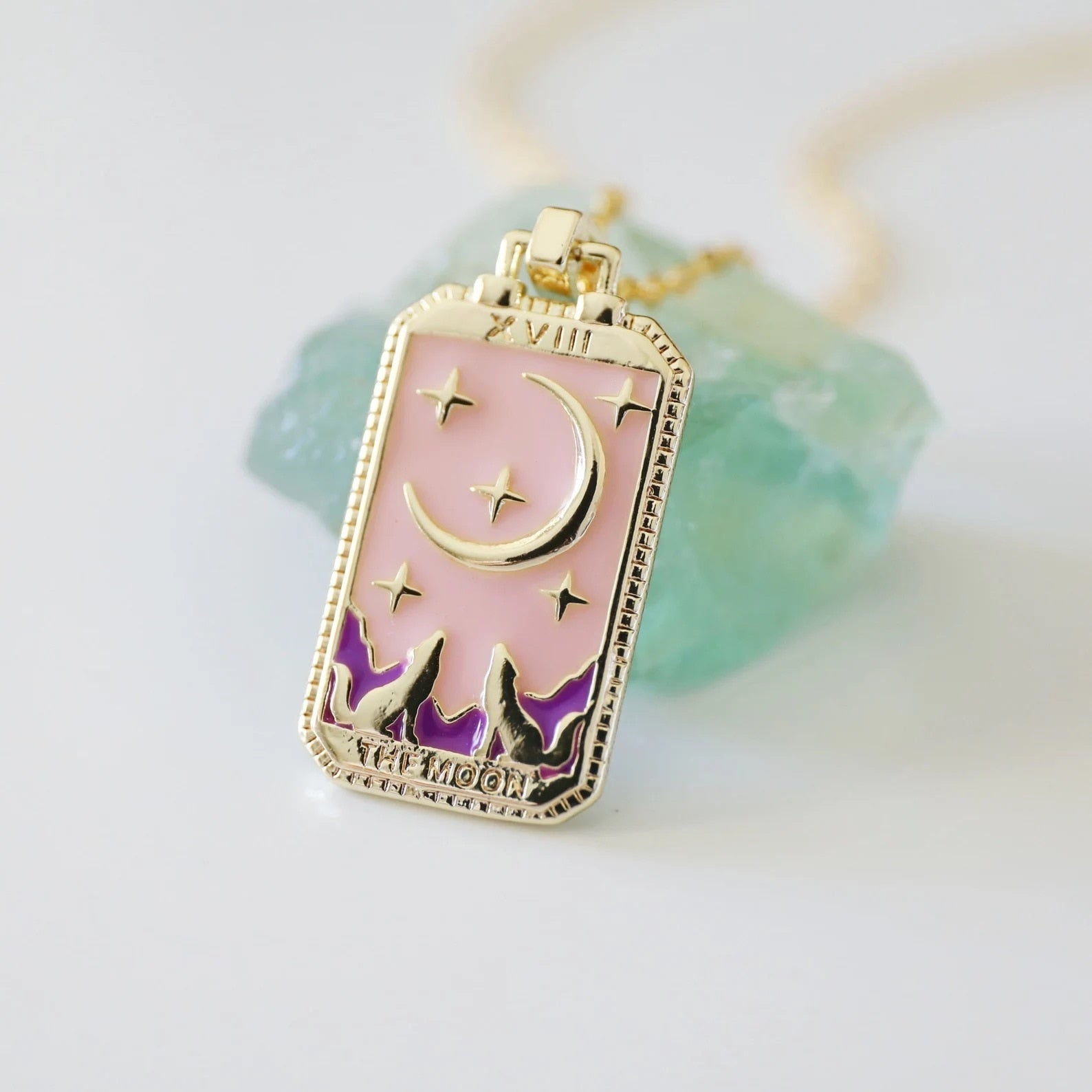 Tarot Card - Stainless Steel Pendant Necklace