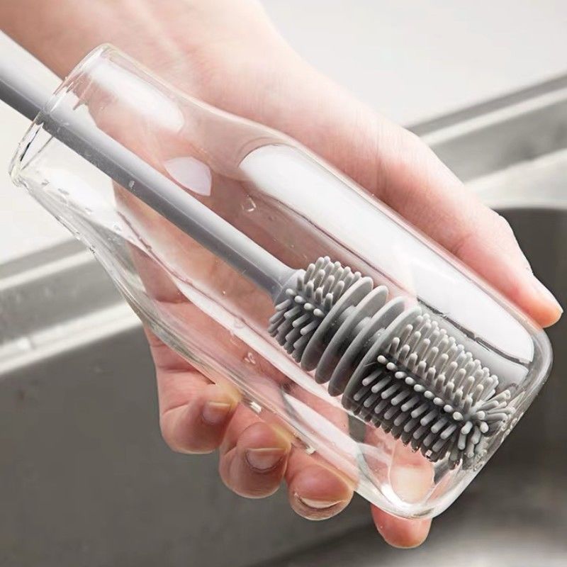 BrushMaster - Silicone Cleaning Brush for Bottles and Glasses