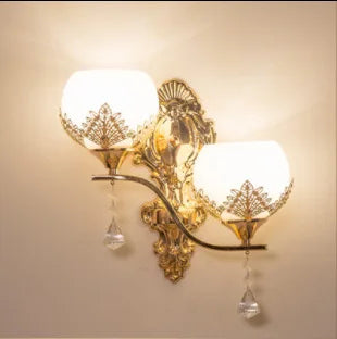 LuxeGlow - Gold LED Wall Lamp for Ambient Lighting