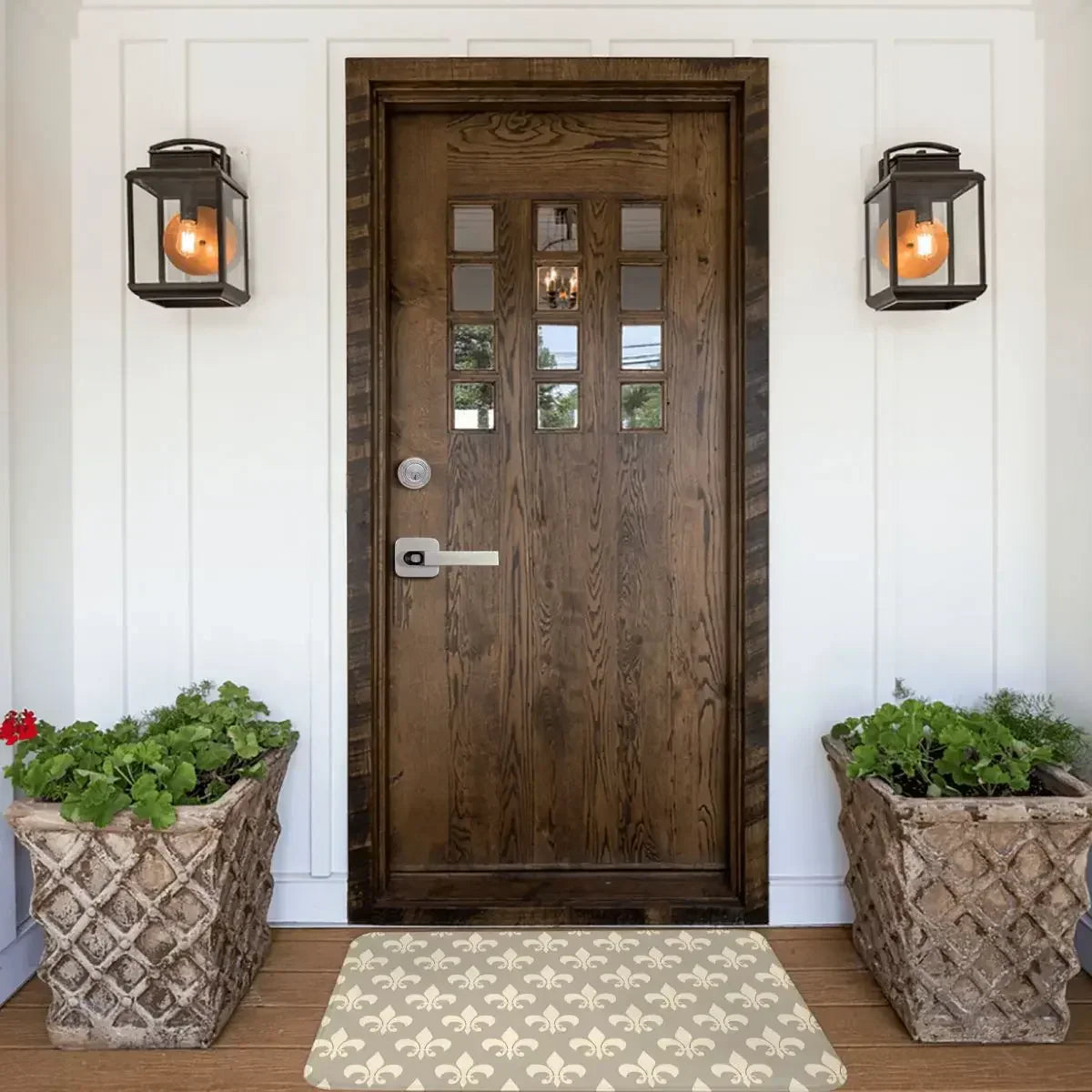 FloraWeave - Stylish Floral Rug for Living Room