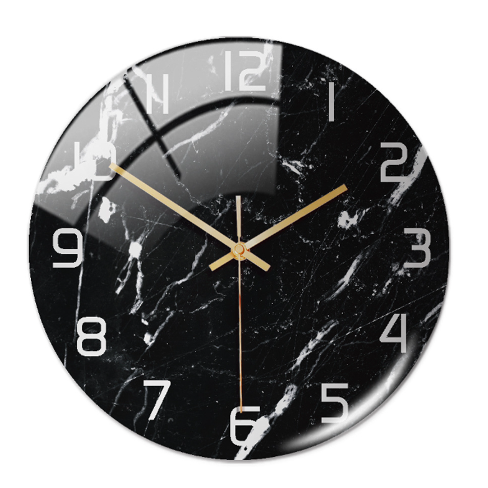 Marble Silent Wall Clock - Modern Stylish Decor