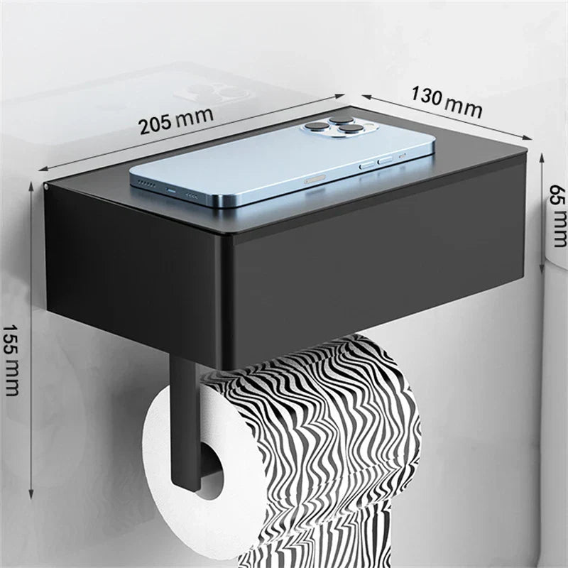 Bibbie - Modern Metal Toilet Paper Holder