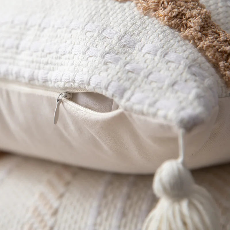 Lumière Tufted Cushion Cover - Elegant Accent