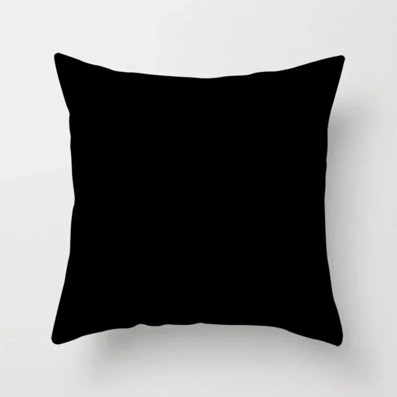 Aurum Cushion Cover - Black & White Abstract