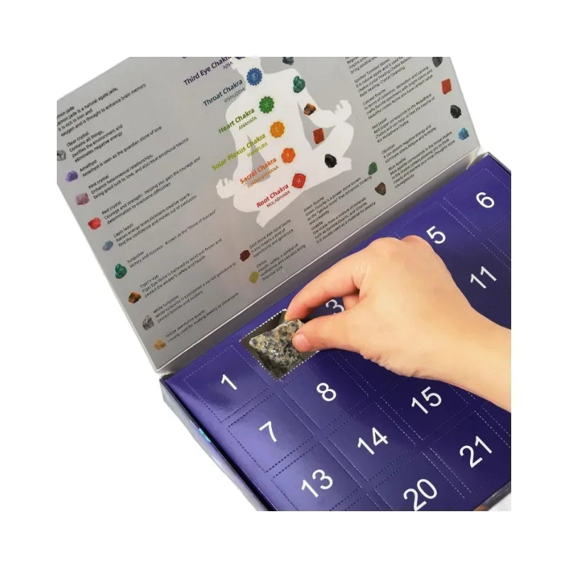 SparklingGems Advent Calendar - 24 Crystals for a Festive Countdown