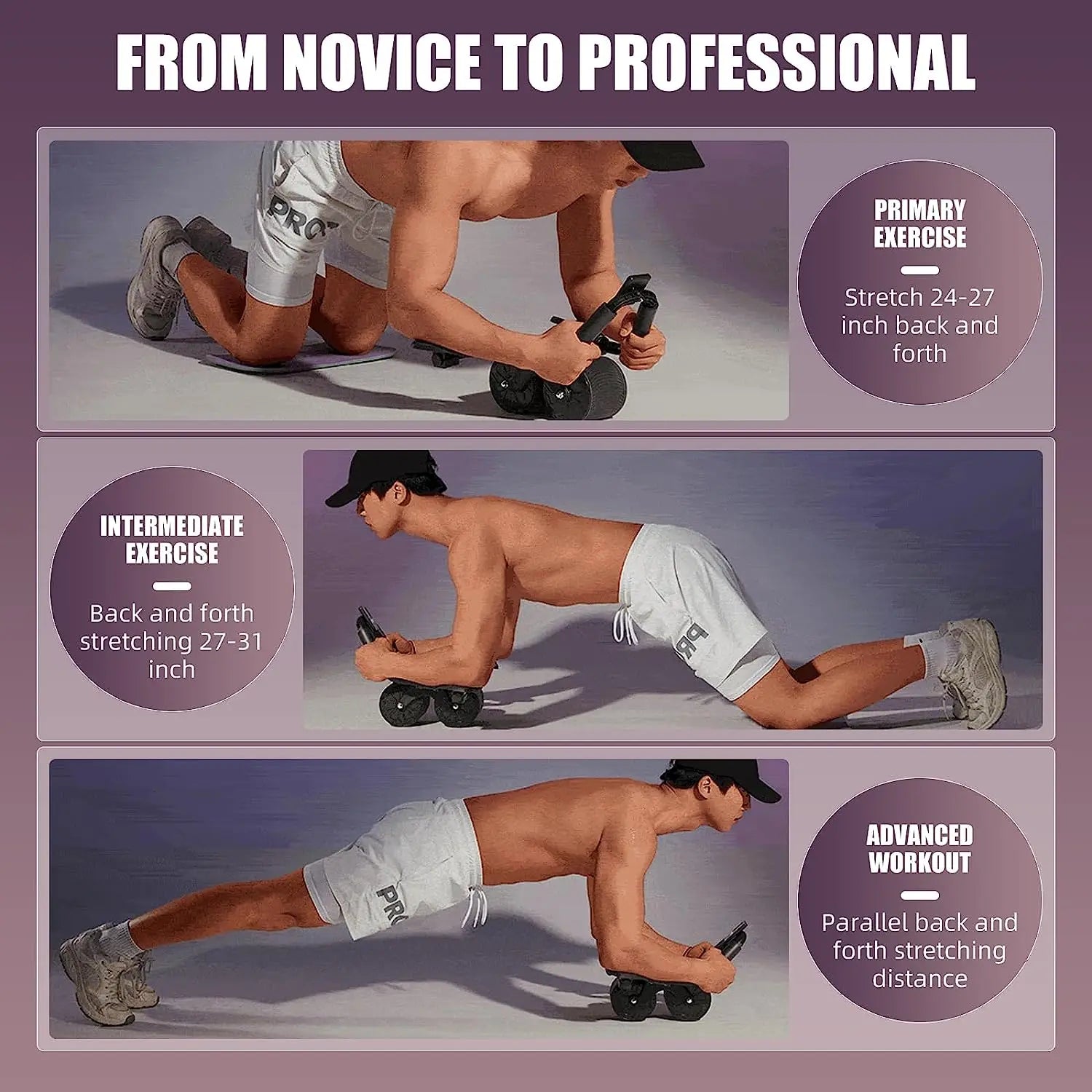 Abs Ignite - Advanced Ab Roller Trainer for a Stronger Core